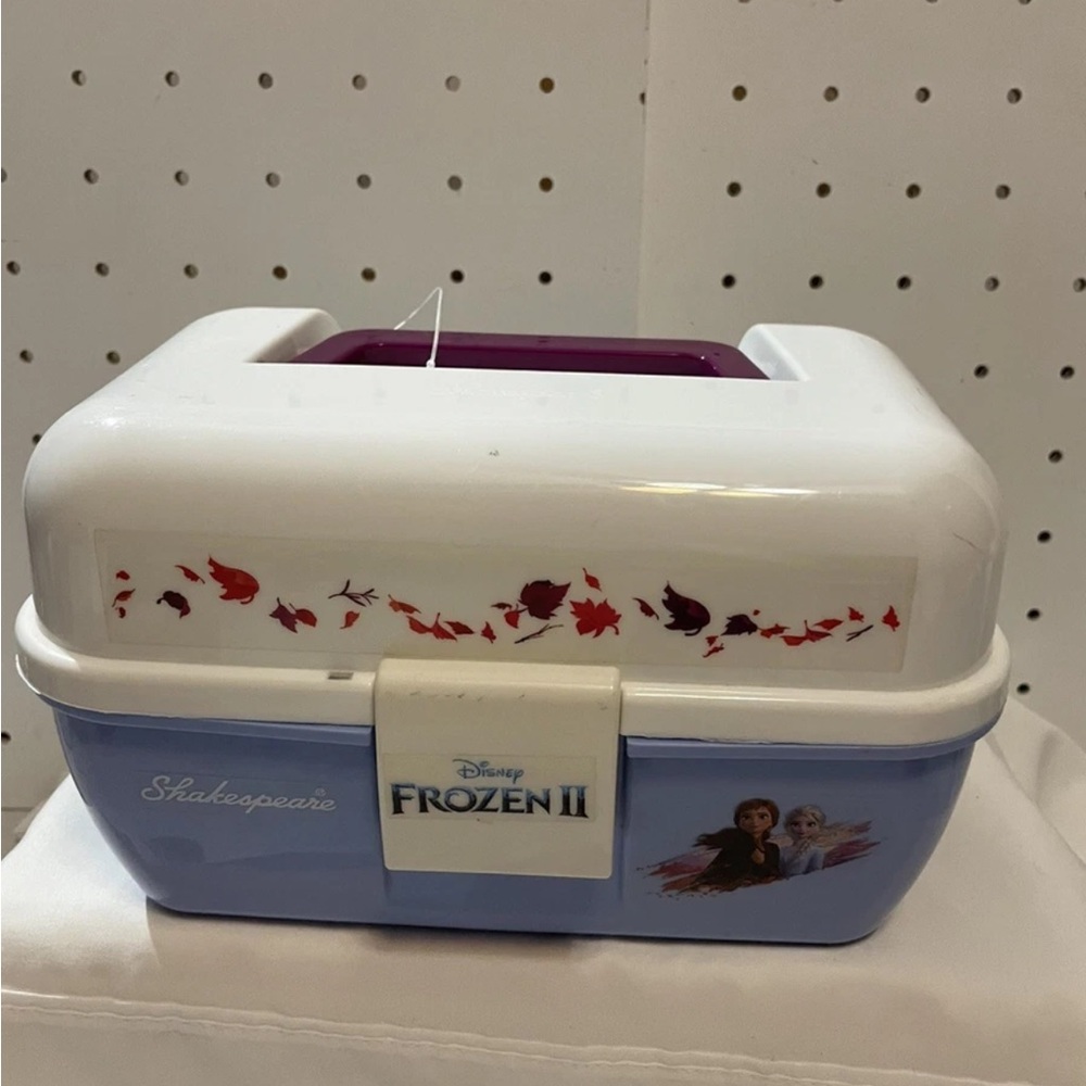 Disney Frozen II Purple & White Fishing Tackle/ Accessory box